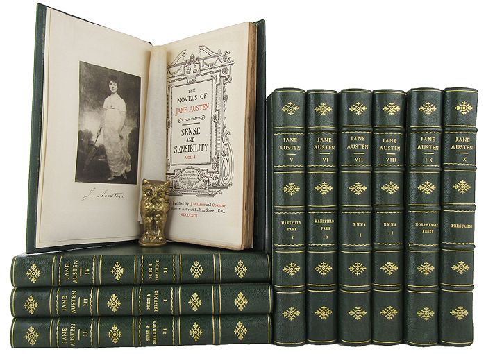 Item #166628 THE NOVELS OF JANE AUSTEN. Jane Austen.