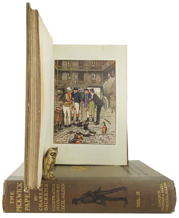 Item #166649 THE POSTHUMOUS PAPERS OF THE PICKWICK CLUB. Charles Dickens.