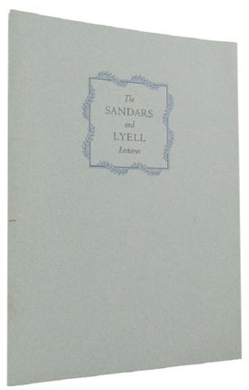 Item #167077 THE SANDARS AND LYELL LECTURES. David McKitterick