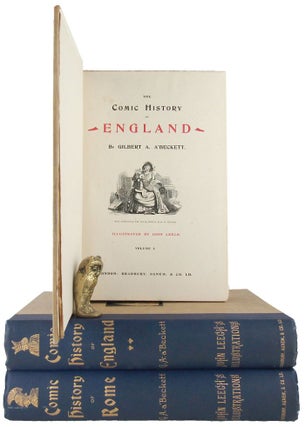 Item #167468 THE COMIC HISTORY OF ENGLAND. [together with] THE COMIC HISTORY OF ROME. Gilbert...