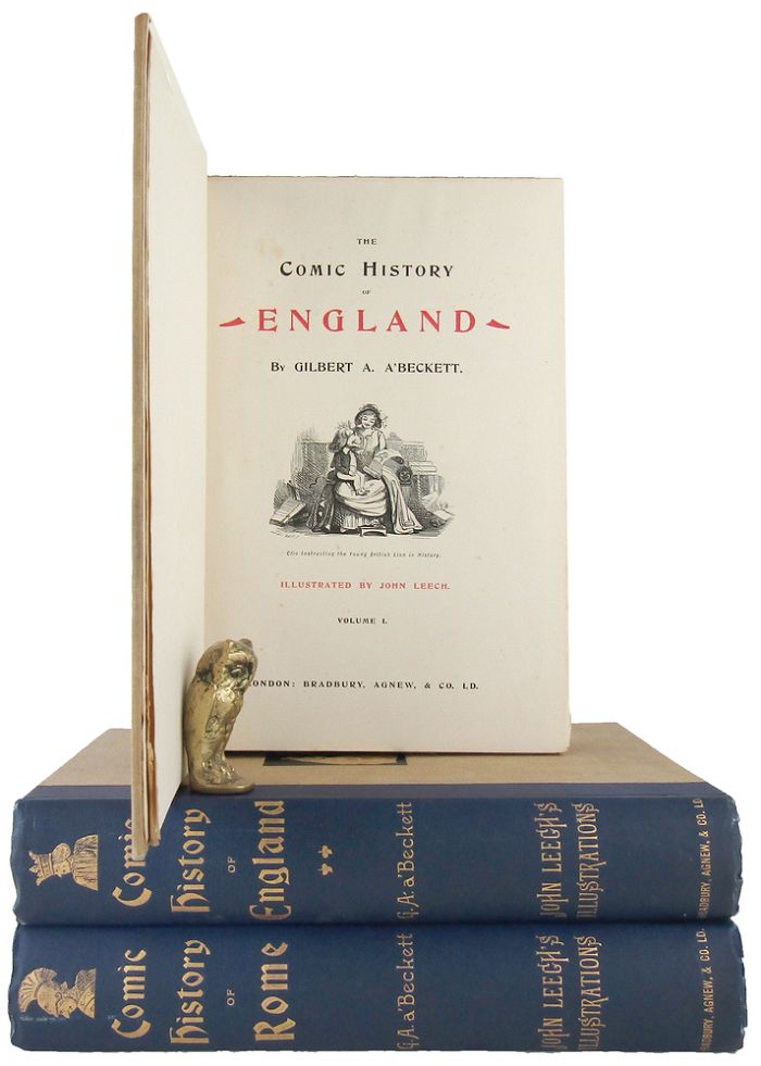 Item #167468 THE COMIC HISTORY OF ENGLAND. [together with] THE COMIC HISTORY OF ROME. Gilbert Abbott A'Beckett.
