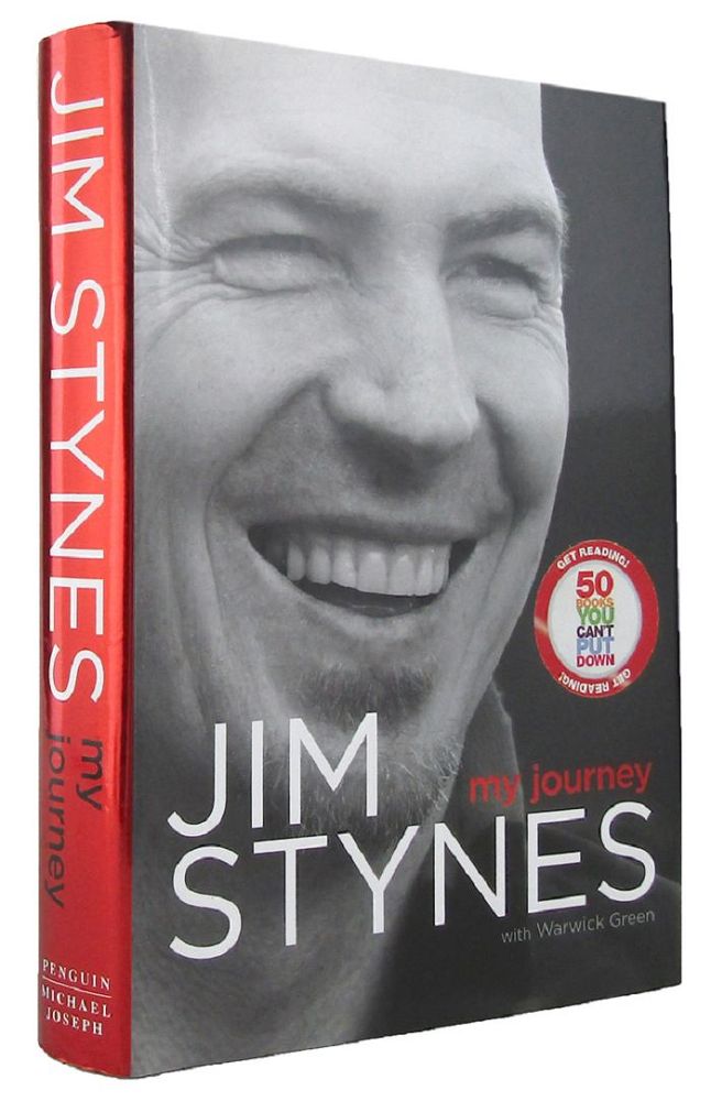 Item #167532 JIM STYNES: my journey. Jim Stynes, Warwick Green.