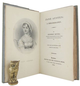 Item #167788 JANE AUSTEN: a bibliography. Jane Austen, Geoffrey Keynes