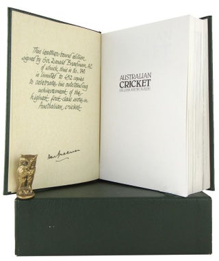 Item #168460 AUSTRALIAN CRICKET: the game and the players. Jack Pollard