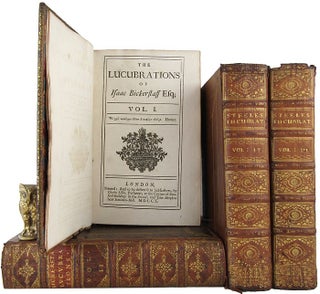 Item #168526 THE LUCUBRATIONS OF ISAAC BICKERSTAFF ESQ. [The Tatler. In four volumes]. Sir...