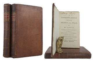 Item #168528 A SENTIMENTAL JOURNEY THROUGH FRANCE AND ITALY: By Mr. Yorick. Laurence Sterne