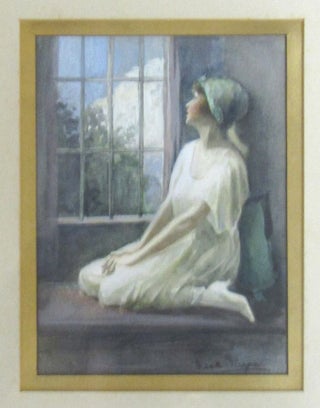 Item #168579 GIRL BY WINDOW. Frances Mallalieu Payne, Frankie, Artist