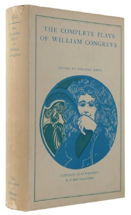 Item #168861 THE COMPLETE PLAYS OF WILLIAM CONGREVE. William Congreve