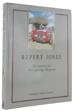 Item #169187 THE MEMOIRS OF A MOTORSPORTING CLERGYMAN. Rupert Jones