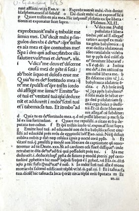 FOUR INCUNABLE LEAVES FROM 1483 TO 1496, Paris and Strasbourg.