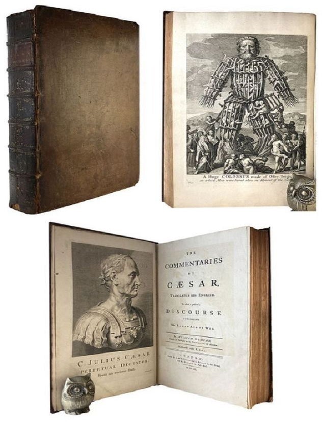 Item #169847 THE COMMENTARIES OF CAESAR, translated into English. Gaius Julius Caesar.