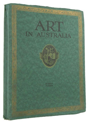 Item #170083 ART IN AUSTRALIA: published twice a year. First Series, number seven. Art in...