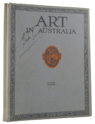 Item #170084 ART IN AUSTRALIA. First Series, number eight. Art in Australia 01/08, Sydney Ure...