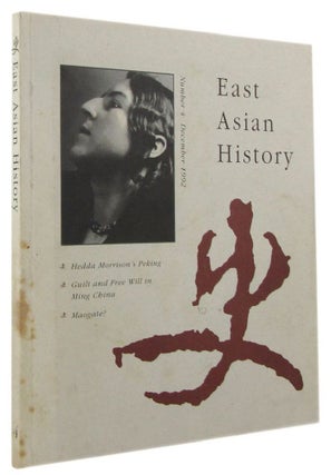 Item #170451 EAST ASIAN HISTORY: Number 4, December 1992: The continuation of Papers on Far...