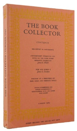Item #170485 THE BOOK COLLECTOR. Volume 18, No. 2, Summer 1969. Nicolas Barker