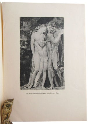 Item #170844 SPECIMEN PAGES OF THE DEFINITIVE EDITION OF WILLIAM BLAKE'S WRITINGS . . The...
