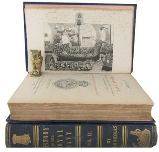 Item #171454 A HISTORY OF THE ROYAL NAVY, from the earliest times to the wars of the French...