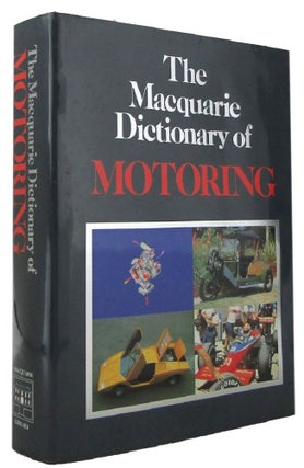 Item #172213 THE MACQUARIE DICTIONARY OF MOTORING. Pedr Davis, Compiler