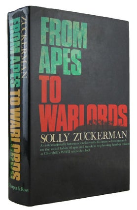 Item #172293 FROM APES TO WARLORDS. Solly Zuckerman