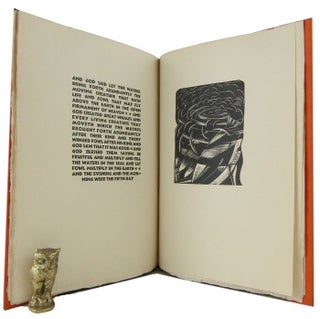Item #172392 GENESIS: Twelve woodcuts by Paul Nash with the first chapter of Genesis in the...