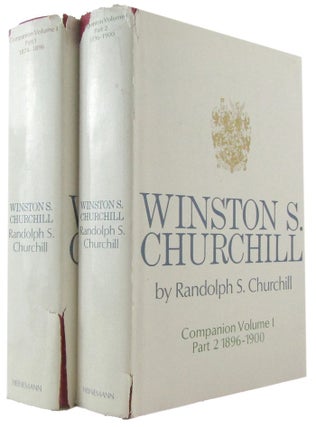 Item #172613 WINSTON S. CHURCHILL: COMPANION VOLUME I, Part 1 and 2. Winston S. Churchill,...