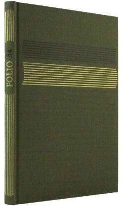 Item #172909 FOLIO 34: A Checklist of the Publications of the Folio Society 1947-1980. Folio Society