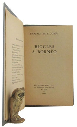 Item #172975 BIGGLES A BORNEO. Captain W. E. Johns