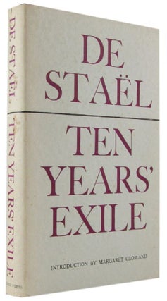 Item #173056 TEN YEARS OF EXILE or memoirs of that interesting period of the life of the Baroness...
