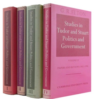 Item #173111 STUDIES IN TUDOR AND STUART POLITICS AND GOVERNMENT: papers and reviews 1946-1972....