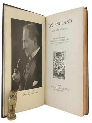 Item #178454 ON ENGLAND And Other Addresses. Stanley Baldwin