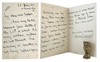 Item #179345 AUTOGRAPH LETTER, signed, to Horatio, Third Earl Nelson:. Lord Charles Beresford