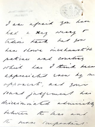 TWO AUTOGRAPH LETTERS, one from Neville Chamberlain, signed, and one from Sir Horace Wilson, signed, both to Sir John Anderson: