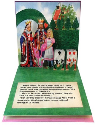 Item #183279 ALICES' ADVENTURES IN WONDERLAND. Pop-up Storybook. Lewis Carroll