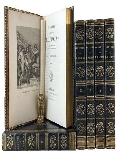 Item #184555 OEUVRES COMPLETES DE J. RACINE avec les notes de tous les commentateurs. Jean Racine.