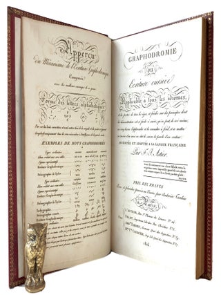 GRAPHODROMIE ou Ecriture cursive applicable a tous les idiomes.