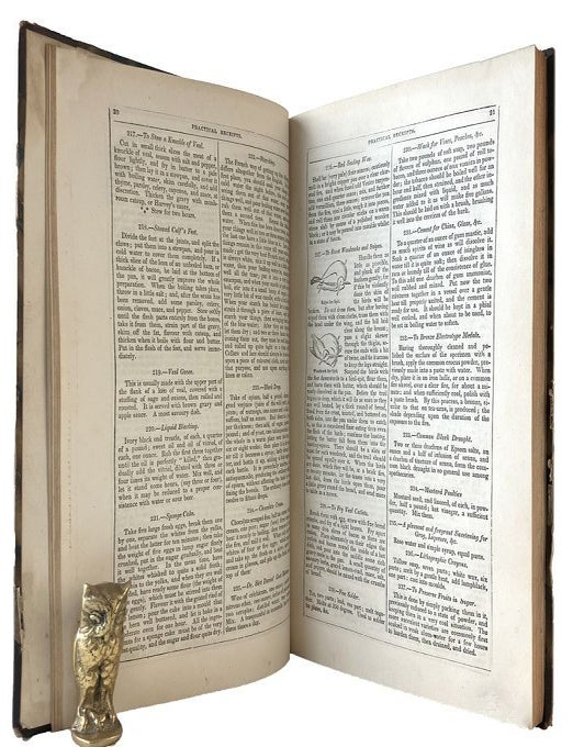 Item #184669 THE HOUSEHOLD BOOK OF PRACTICAL RECEIPTS, in the arts, manufactures, and trades. Including medicine, pharmacy, and domestic economy. Susannah Frances Reynolds, William E. Hall.