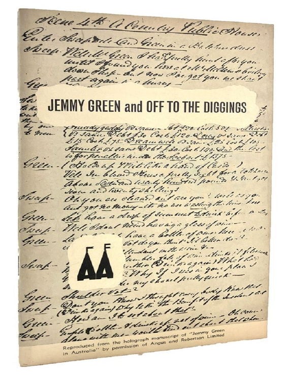 Item #184867 JEMMY GREEN and OFF TO THE DIGGINGS, presented at The Fourth Adelaide Festival of Arts, 1966. The Adelaide University Theatre Guild, The Adelaide University Union.