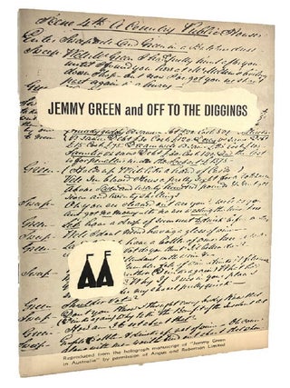 Item #184867 JEMMY GREEN and OFF TO THE DIGGINGS, presented at The Fourth Adelaide Festival of...