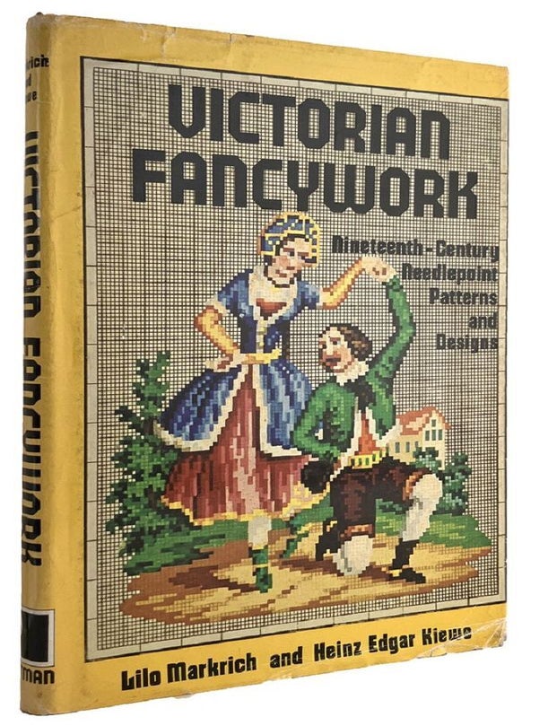 Item #184913 VICTORIAN FANCYWORK. Nineteenth-century needlepoint patterns and designs. Lilo Markrich, Heinz Edgar Kiewe.