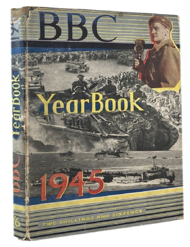 Item #185211 BBC YEAR BOOK 1945. British Broadcasting Corporation, Publisher.