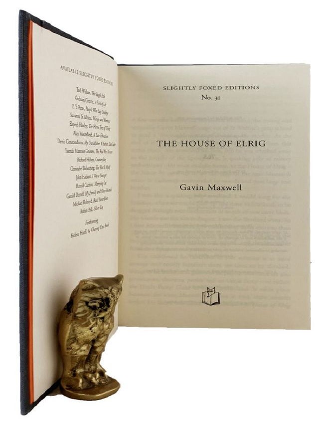 Item #185237 THE HOUSE OF ELRIG. Gavin Maxwell.