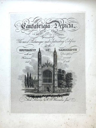 Item #185477 KING'S COLL. CAMB. [Cover title]. R. B. Harraden, Junr, Engraver