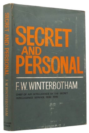Item #P13959 SECRET AND PERSONAL. F. W. Winterbotham